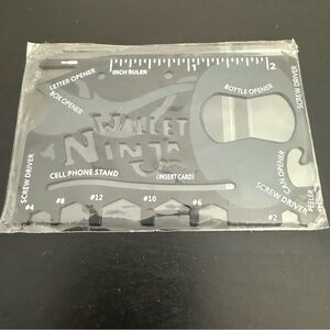 Wallet Ninja Multi-Tool Card